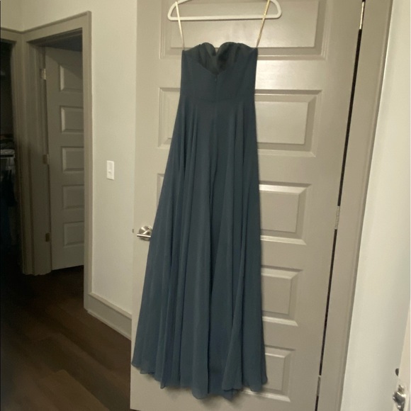 Jenny Yoo Renee Dress, Storm, Size 0 - Picture 4 of 10